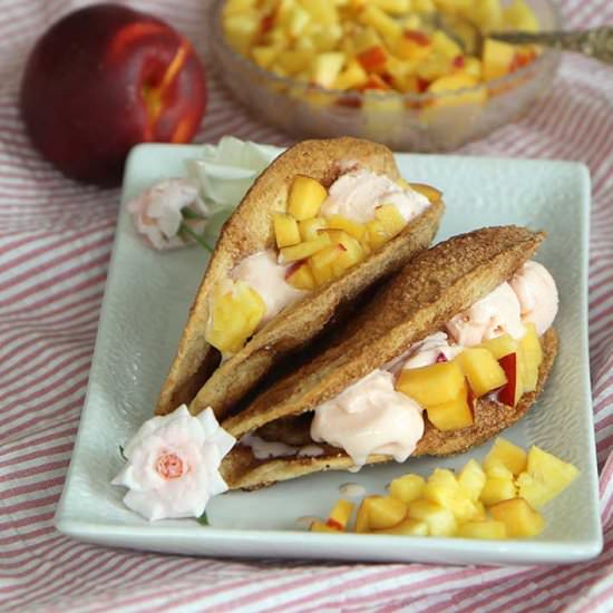 Ice Cream Tacos - Recipe photo by Hilah Cooking