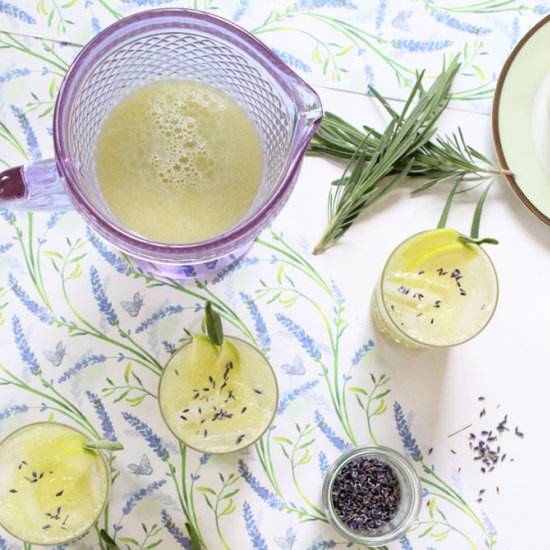 Lavender, Apple & Sage Lemonade - Recipe photo by jjbegonia