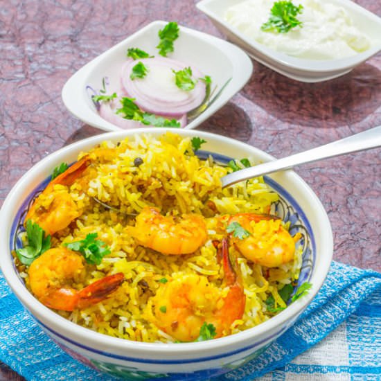 Prawn Biryani - Recipe photo by Priyanka DK