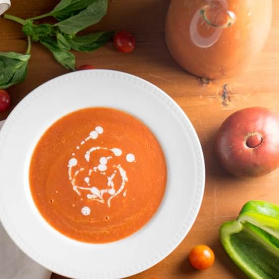 Gazpacho - Recipe photo by The Salty Tomato LC