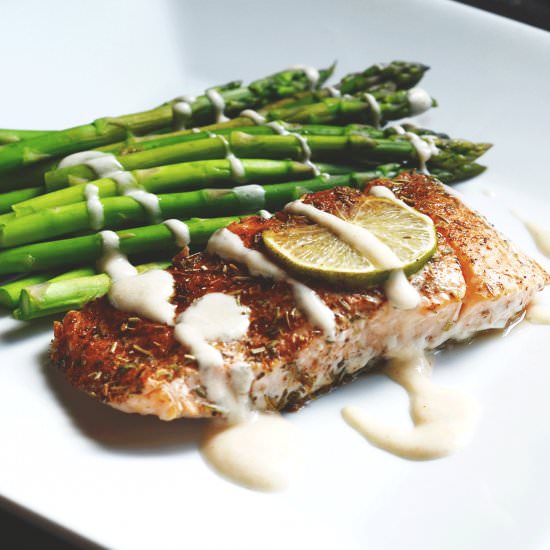 Baked salmon - Recipe photo by notacurry.com