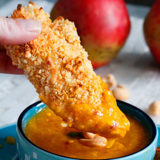 Coconut Cashew Chicken Tenders - Recipe photo by carlsbadcravings