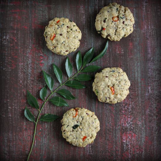 Savory Oats Cookies - Recipe photo by easyfoodsmith