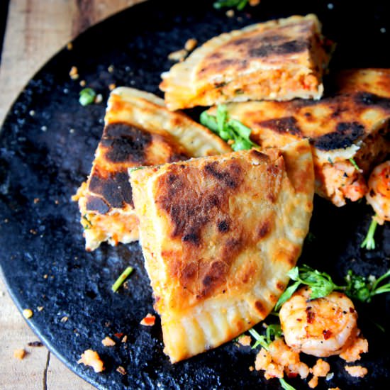 Prawn Paratha - Recipe photo by Priyadarshini Chatterjee