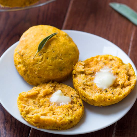 Savory Pumpkin Sage Biscuits - Recipe photo by sweetpeasandsaffron