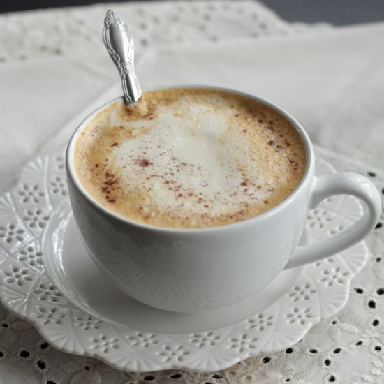 Homemade Pumpkin Spice Latte - Recipe photo by livesimplymom