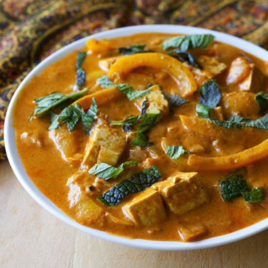 Thai Panang Curry with Tofu - Recipe photo by partialingredients