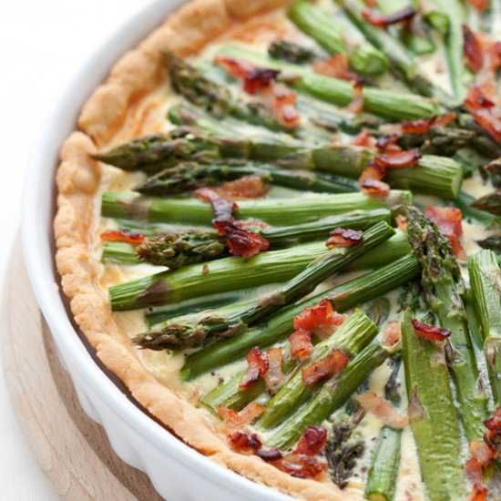 Asparagus Tart - Recipe photo by Fotokulinarnie