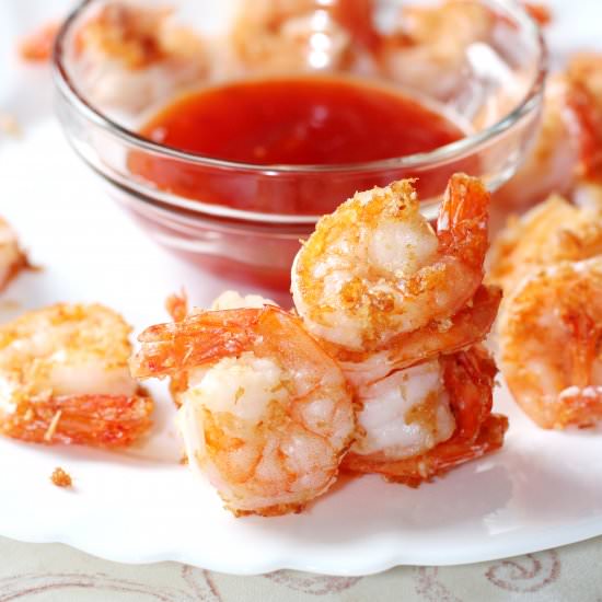 Prawns in coconut flour - Recipe photo by T as Tasty