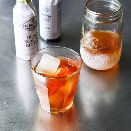 Brown Butter Old Fashioned - Recipe photo by Kitchen Konfidence