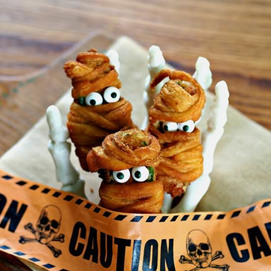Jalapeno Popper Mummies - Recipe photo by simply sated