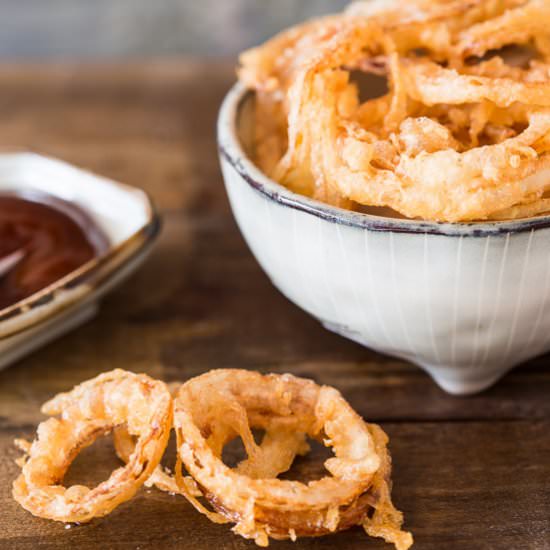 Fried onion rings - Recipe photo by Simones Kitchen