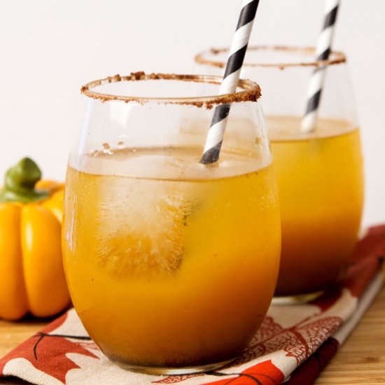 Pumpkin Spice Fizz - Recipe photo by April Golightly
