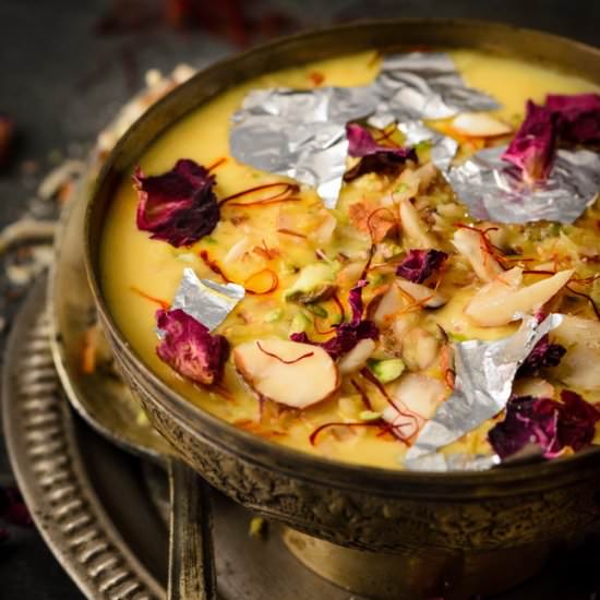 Kesar Lachcha Rabdi - Recipe photo by cubesnjuliennes