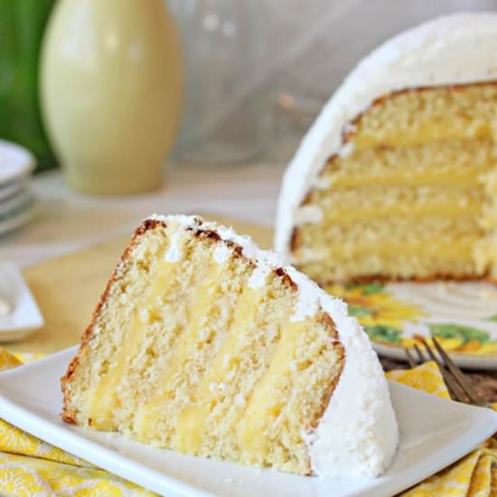 Lemon Coconut Snowball Cake - Recipe photo by ELaBau
