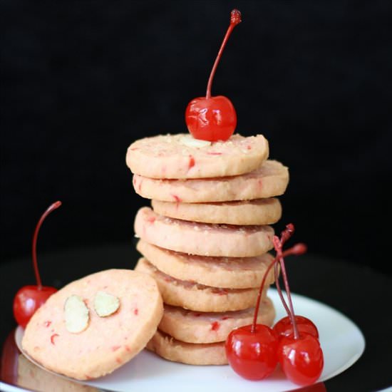 Cherry Almond Coconut Shortbread - Recipe photo by JessicaLovesButter