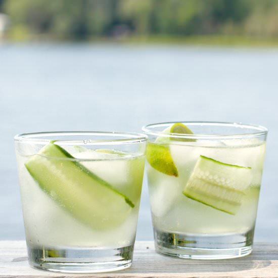 Cucumber Ginger Fizzes - Recipe photo by 2Teaspoons
