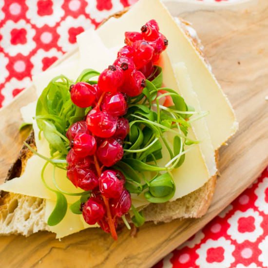 Pickled Red Currants - Recipe photo by lunchforone