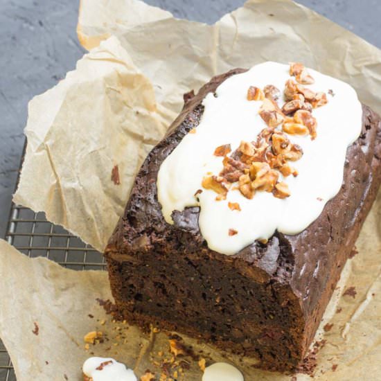 Chocolate Courgette Cake - Recipe photo by lunchforone