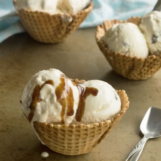 Rum & Raisins Gelato with Rum Sauce - Recipe photo by allthatsjas