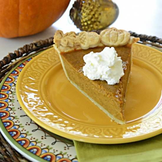 Pumpkin Pie - Recipe photo by Kitchengetaway