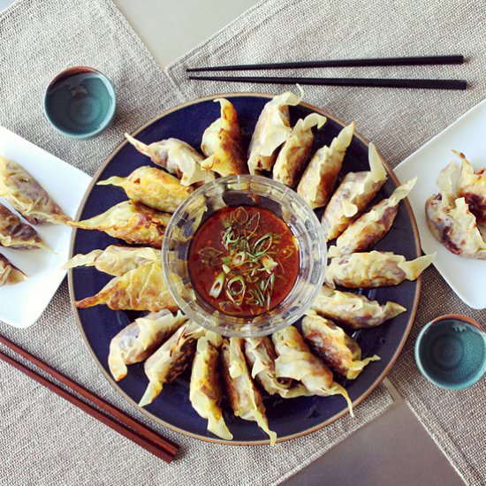 Yaki Gyōzas – Japanese Dumplings - Recipe photo by ChipotlePotato