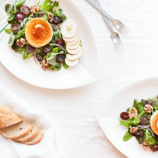 Warm Chèvre Salad - Recipe photo by myblueandwhitekitchen