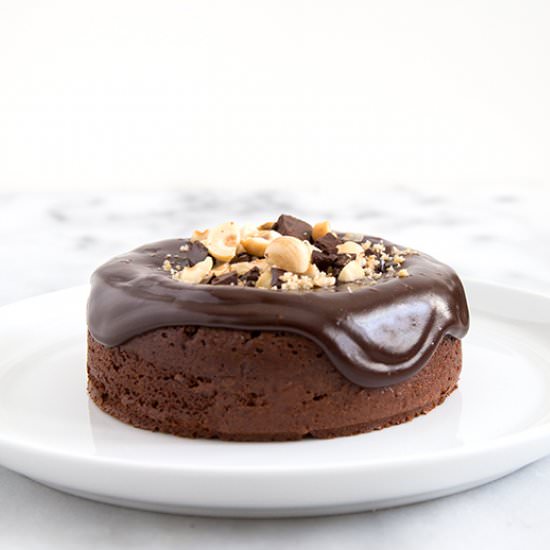 Flourless Chocolate Hazelnut Cake - Recipe photo by the little epicurean