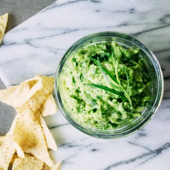 Green Goddess Guacamole - Recipe photo by Kitchen Konfidence