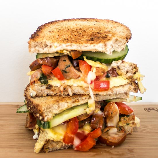 Omelette Sandwich - Recipe photo by baconeggcheesecake