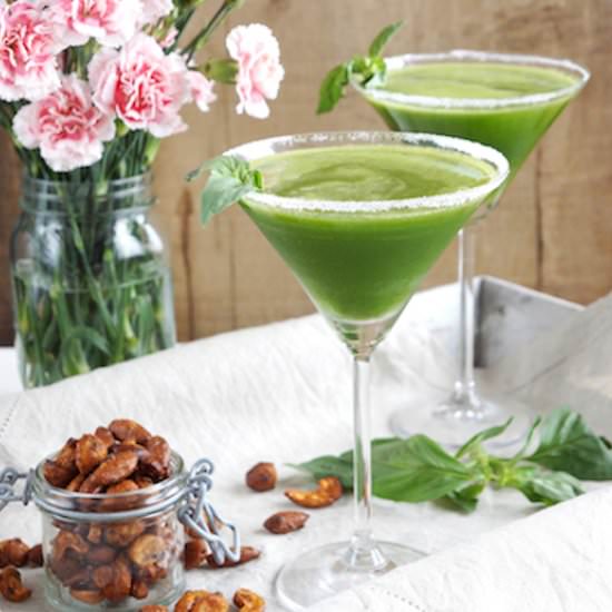 Basil Ginger Drop - Recipe photo by Francoise La Prune