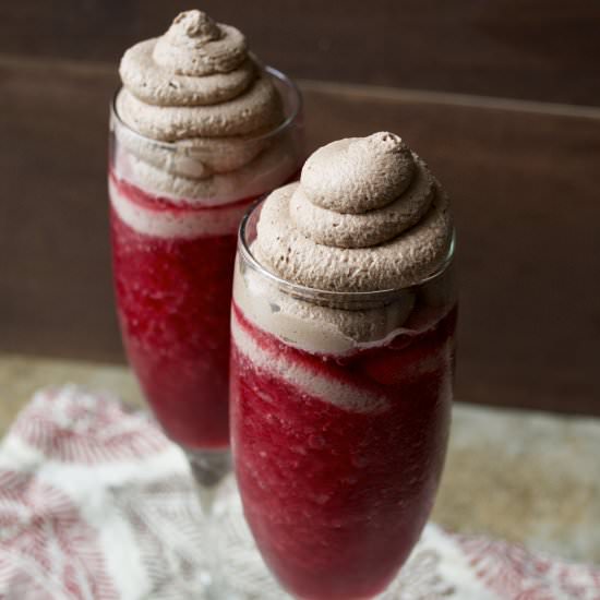 Raspberry Red Wine Slushy - Recipe photo by maebells