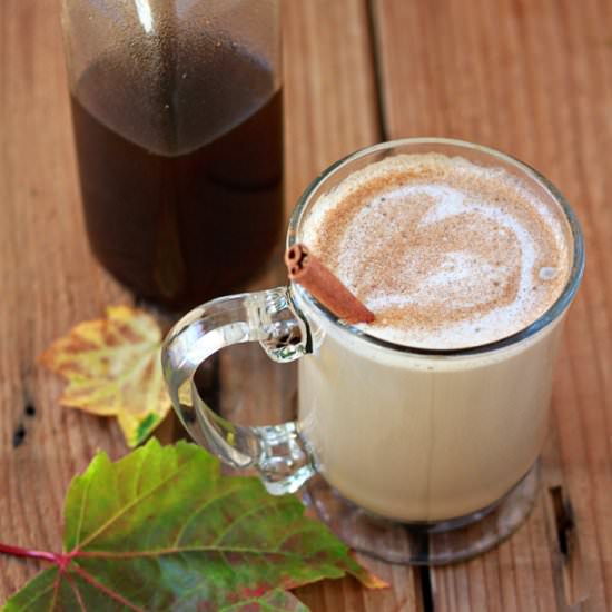 Healthier Pumpkin Spice Syrup - Recipe photo by Kitchen Treaty