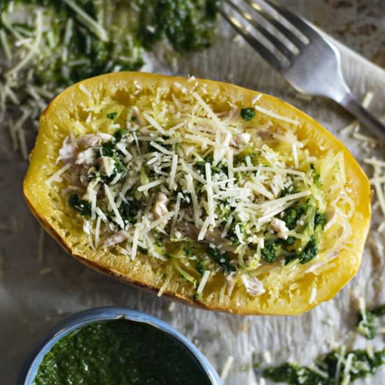 Spaghetti Squash with Chicken - Recipe photo by Adore Foods