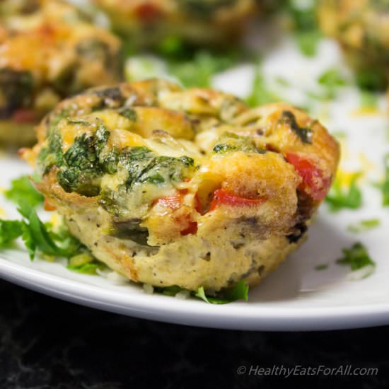 Veggie Frittata Cups - Recipe photo by healthyeatsforall