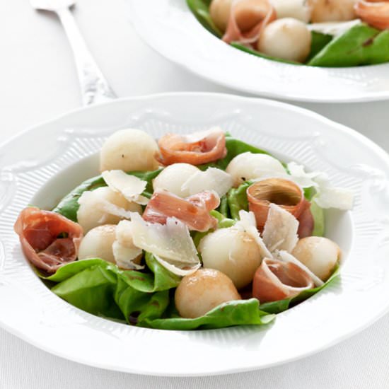 Prosciutto and Melon Salad - Recipe photo by Fotokulinarnie
