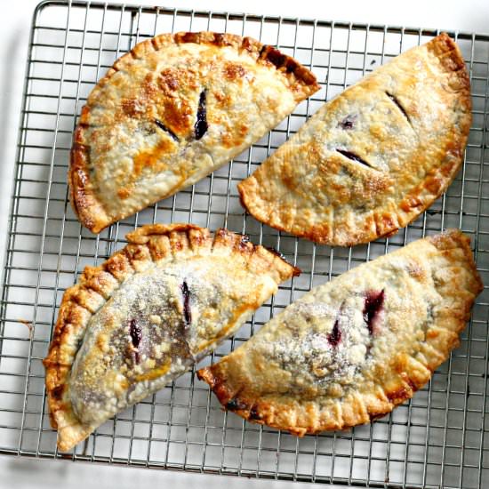 Concord grape pocket pies - Recipe photo by trysmallthings