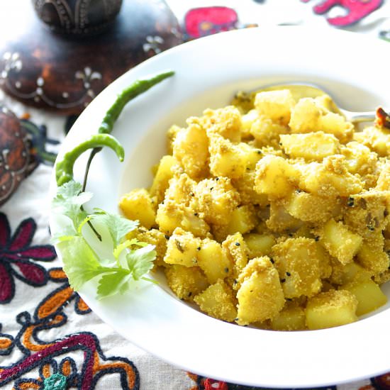 Aloo Posto - Recipe photo by tastechronicles