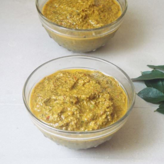 Curry Leaves Chutney - Recipe photo by udupi-recipes