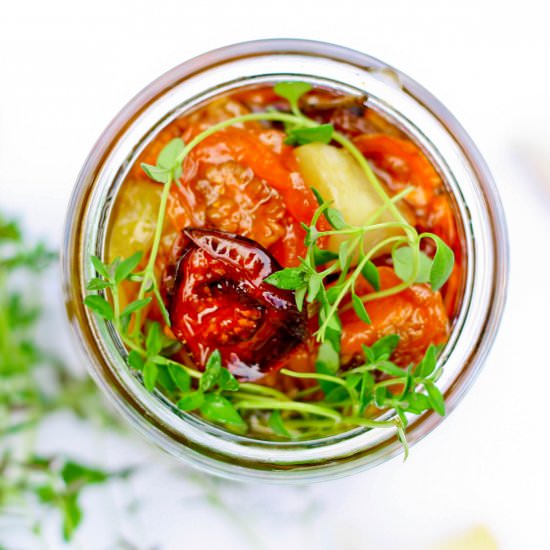 Semi dried tomatoes - Recipe photo by Ravfood