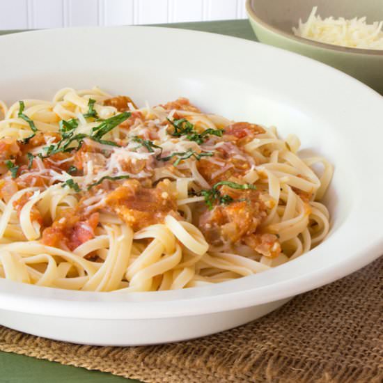 Pasta alla Vodka - Recipe photo by TheWimpyVegetarian