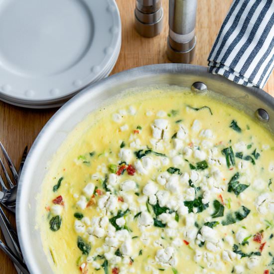 Florentine Fritatta - Recipe photo by Carries Experimental Kitchen