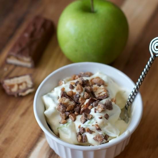 Snicker Salad - Recipe photo by joyful scribblings