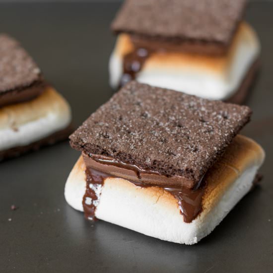Double Chocolate Mocha S'mores - Recipe photo by bakelovegive