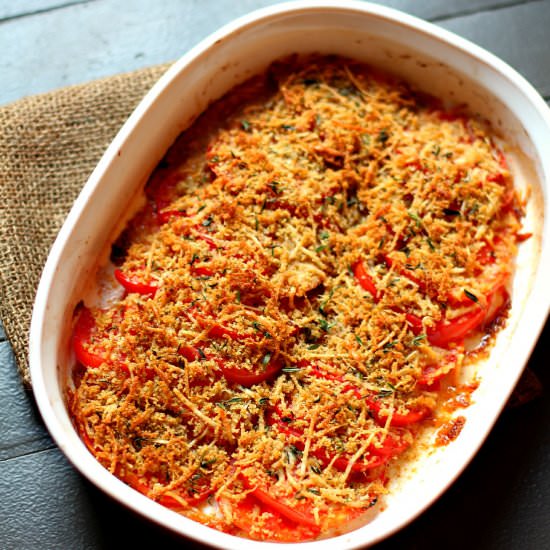 Tomato Gratin - Recipe photo by Highheelstohotwheels