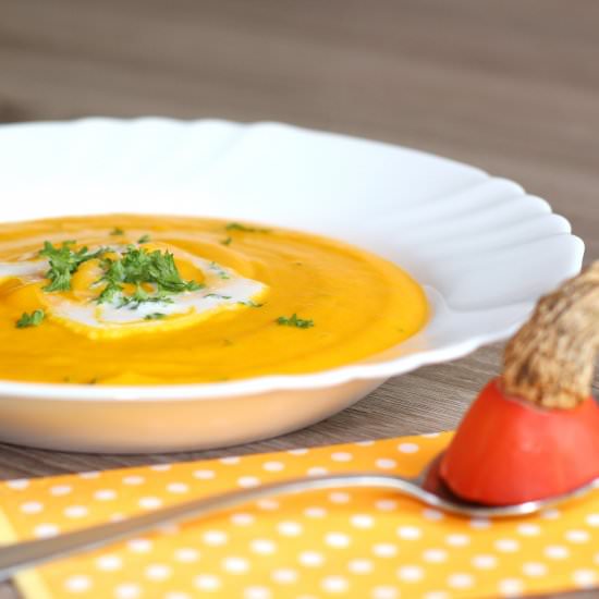 Roasted Pumpkin Soup - Recipe photo by T as Tasty