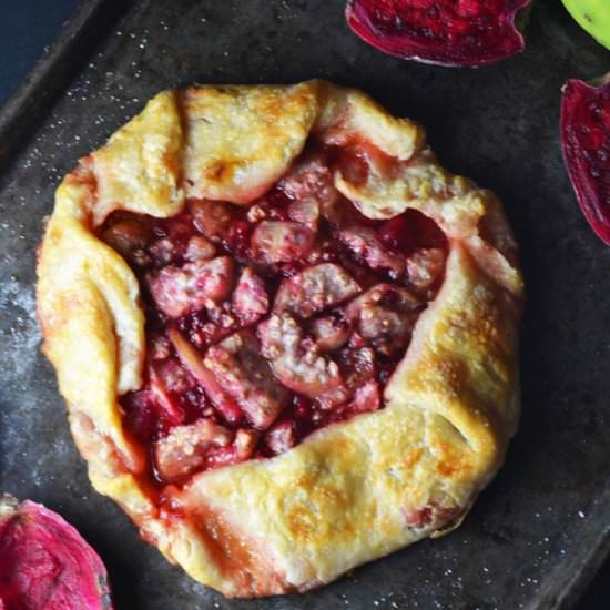 Prickly Pear Galette - Recipe photo by Natalie Paramore