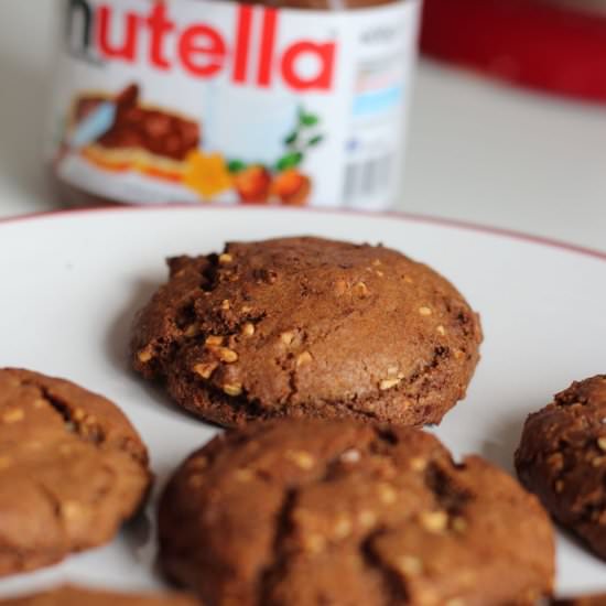 Chocolate Hazelnut Cookies - Recipe photo by catcookies
