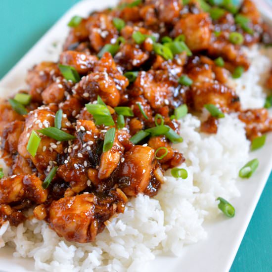 General Tso's Chicken - Recipe photo by peachesncreamblog