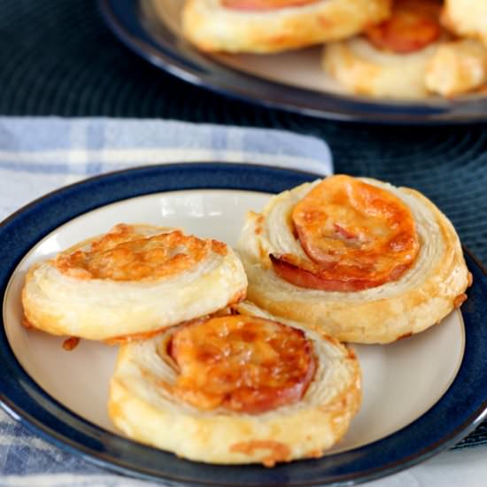 Ham & Cheese Pinwheels - Recipe photo by momvstheboys